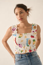 Load image into Gallery viewer, Italian summer smocked top
