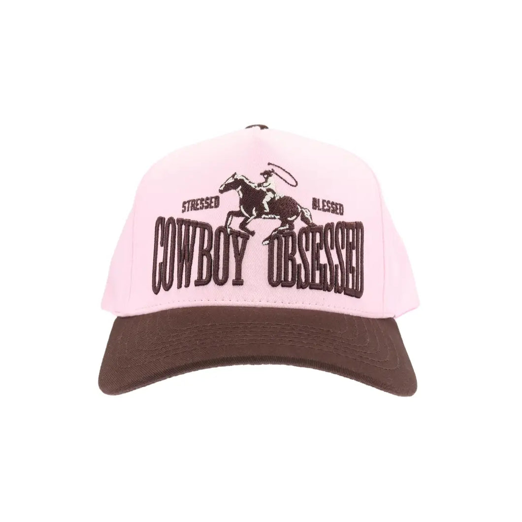 Cowboy Obsessed trucker hat
