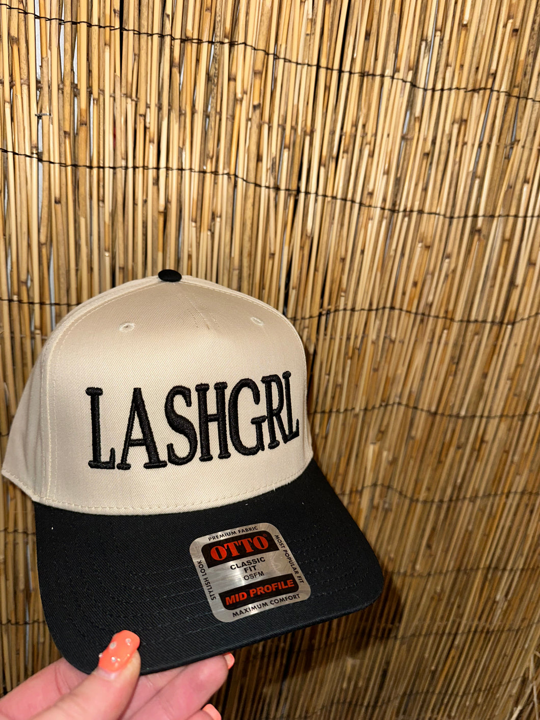 Lash Girl baseball hat