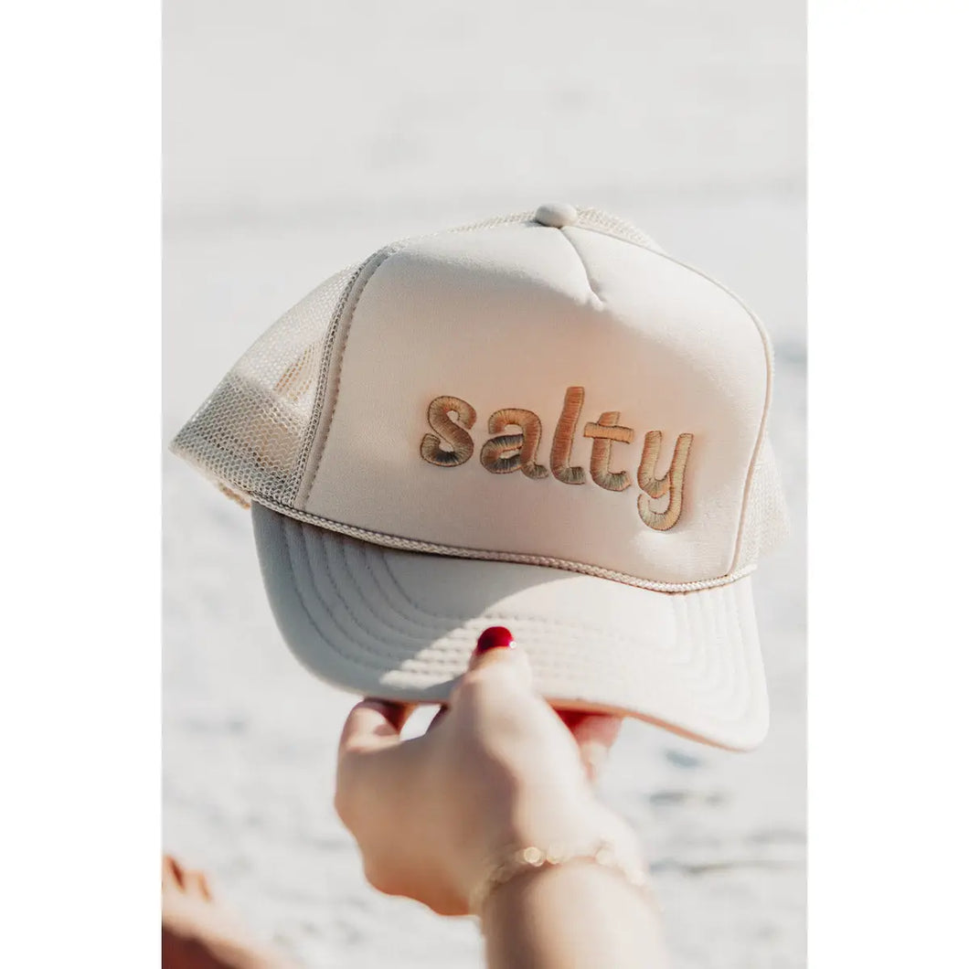 Salty trucker hat