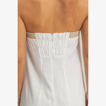Load image into Gallery viewer, Strapless button front maxi dress
