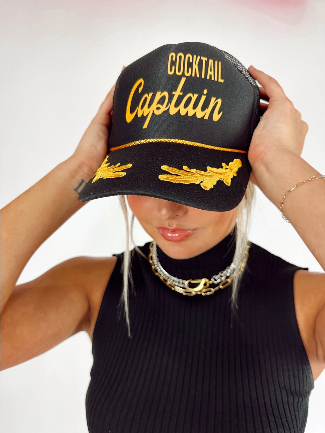 Cocktail captain hat