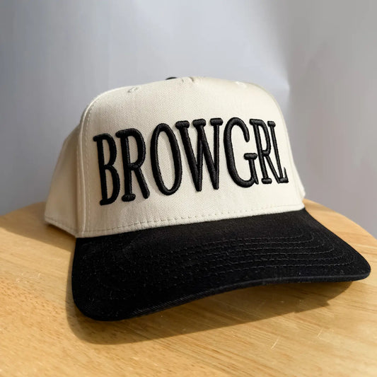 Brow girl hat