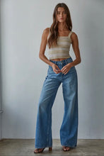 Load image into Gallery viewer, Taupe striped tank
