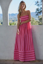 Load image into Gallery viewer, Striped midi dress

