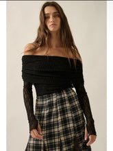 Load image into Gallery viewer, Lace foldover bodysuit
