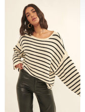 Load image into Gallery viewer, Striped oversized sweater
