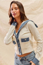 Load image into Gallery viewer, Denim contrast
