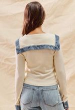Load image into Gallery viewer, Denim contrast
