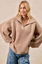 Load image into Gallery viewer, Knit collared sweater
