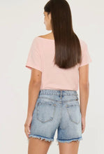 Load image into Gallery viewer, Rainbow high rise shorts
