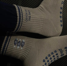 Load image into Gallery viewer, Catch of the day Pilates grip socks
