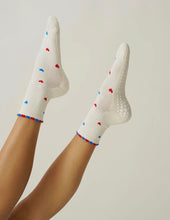 Load image into Gallery viewer, USA hearts Pilates grip socks

