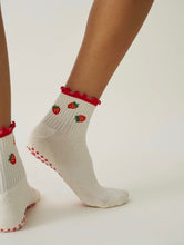 Load image into Gallery viewer, Strawberry Pilates grip socks
