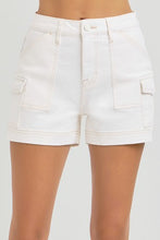 Load image into Gallery viewer, High ride side pocket cargo shorts
