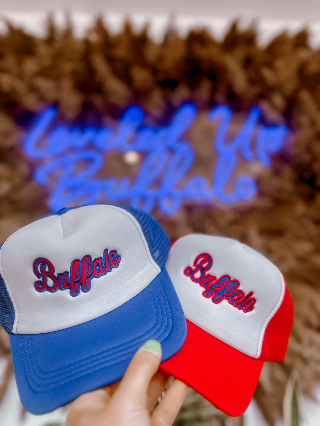 Buffalo Cursive baseball hat