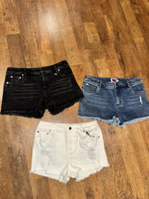 Load image into Gallery viewer, Mafia G.O.A.T denim shorts
