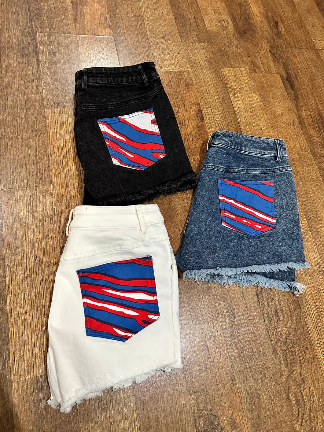 Mafia G.O.A.T denim shorts