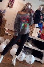 Load image into Gallery viewer, Off the shoulder LU sweatshirt
