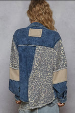 Load image into Gallery viewer, Cheetah denim jacket
