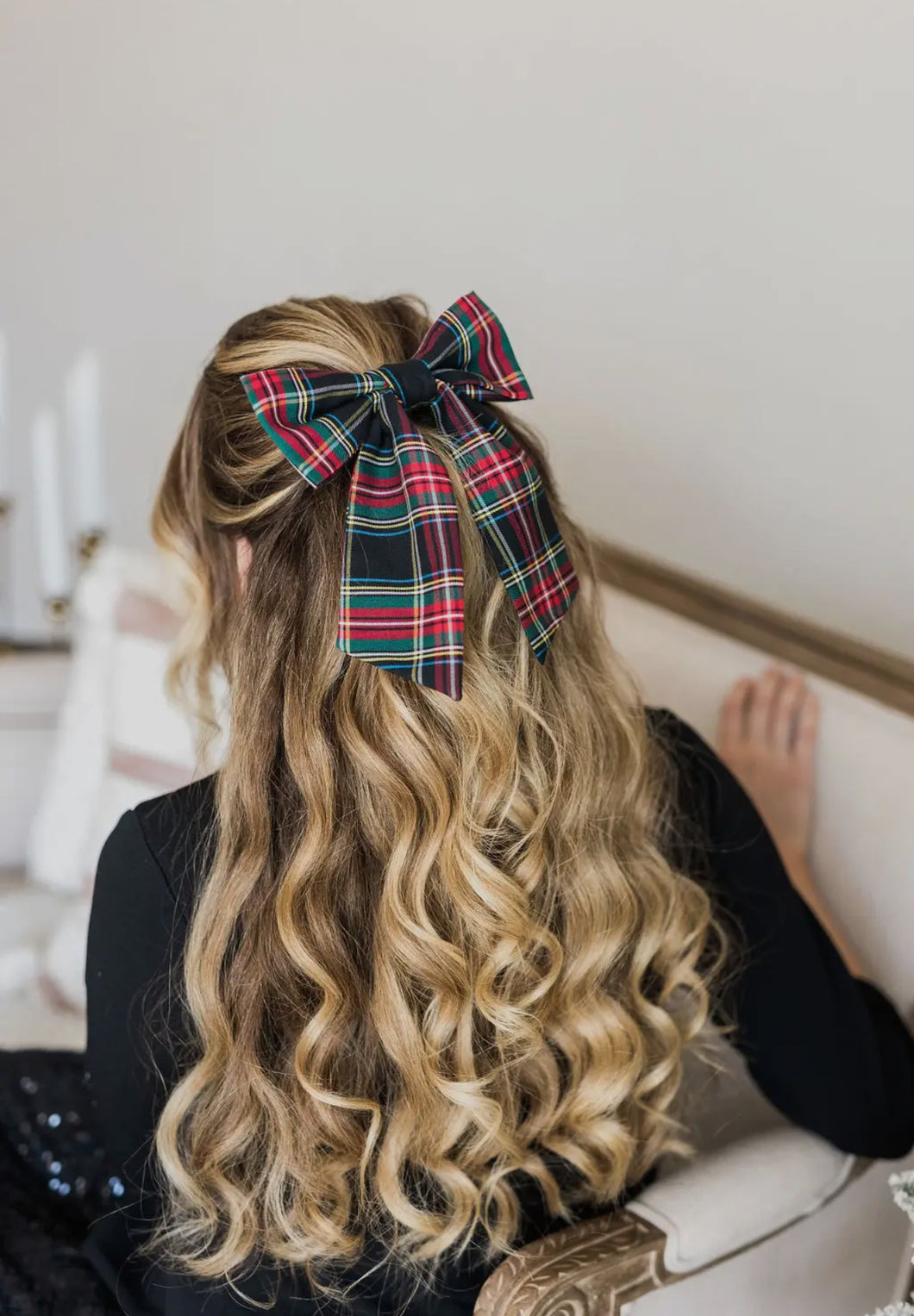 Christmas hair bow