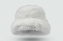 Load image into Gallery viewer, Faux fur bucket hat
