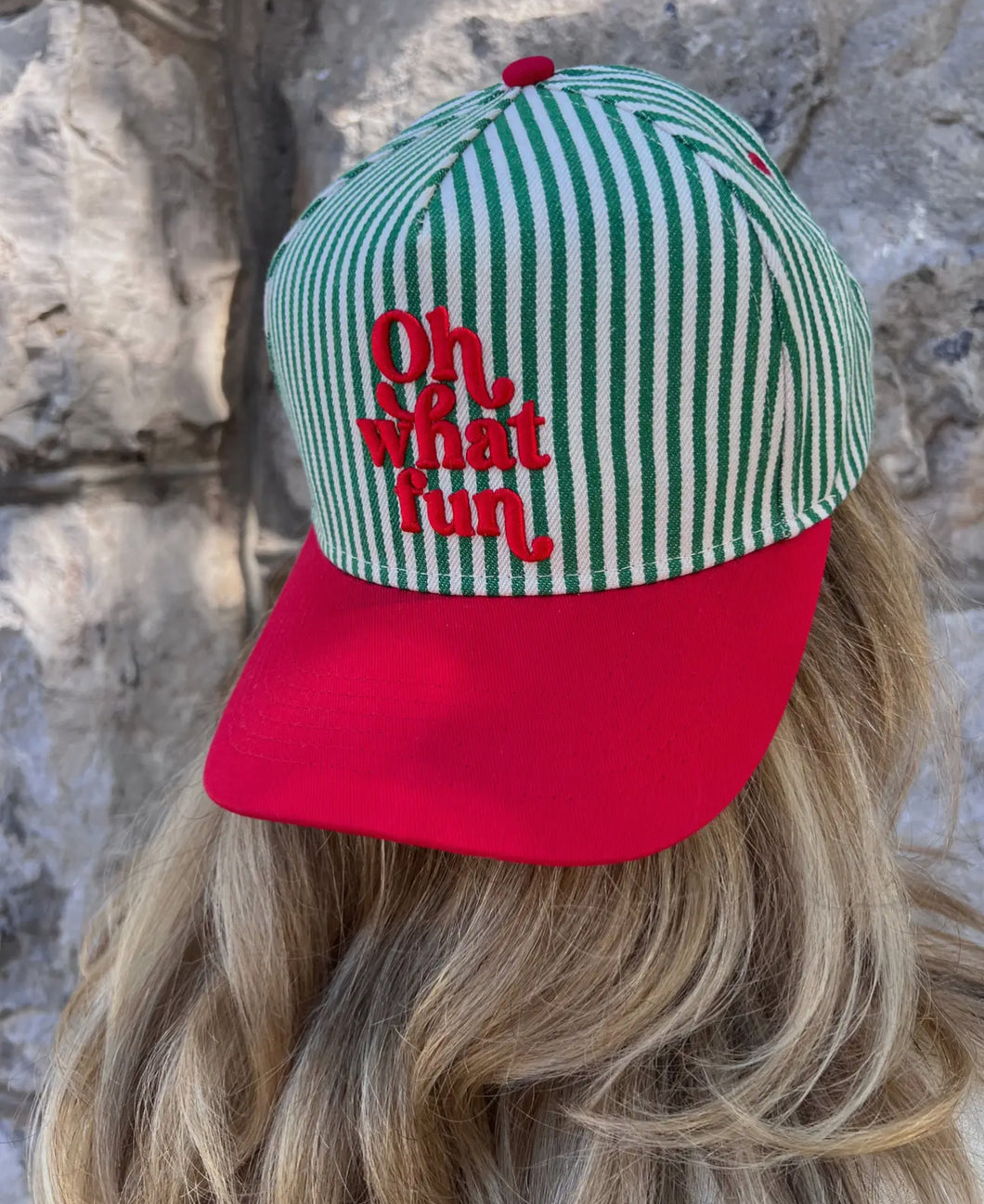 Oh what fun trucker hat