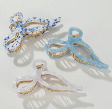 Load image into Gallery viewer, Coastal bow hair clip
