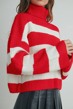 Load image into Gallery viewer, Striped turtleneck
