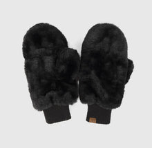 Load image into Gallery viewer, Faux fur mittens
