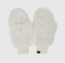 Load image into Gallery viewer, Faux fur mittens
