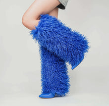 Load image into Gallery viewer, Faux fur MAFIA boots

