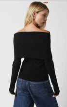 Load image into Gallery viewer, Off the shoulder long sleeve sweater
