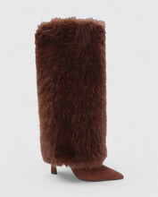 Load image into Gallery viewer, Fur heeled boots

