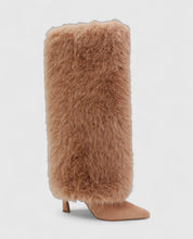 Load image into Gallery viewer, Fur heeled boots
