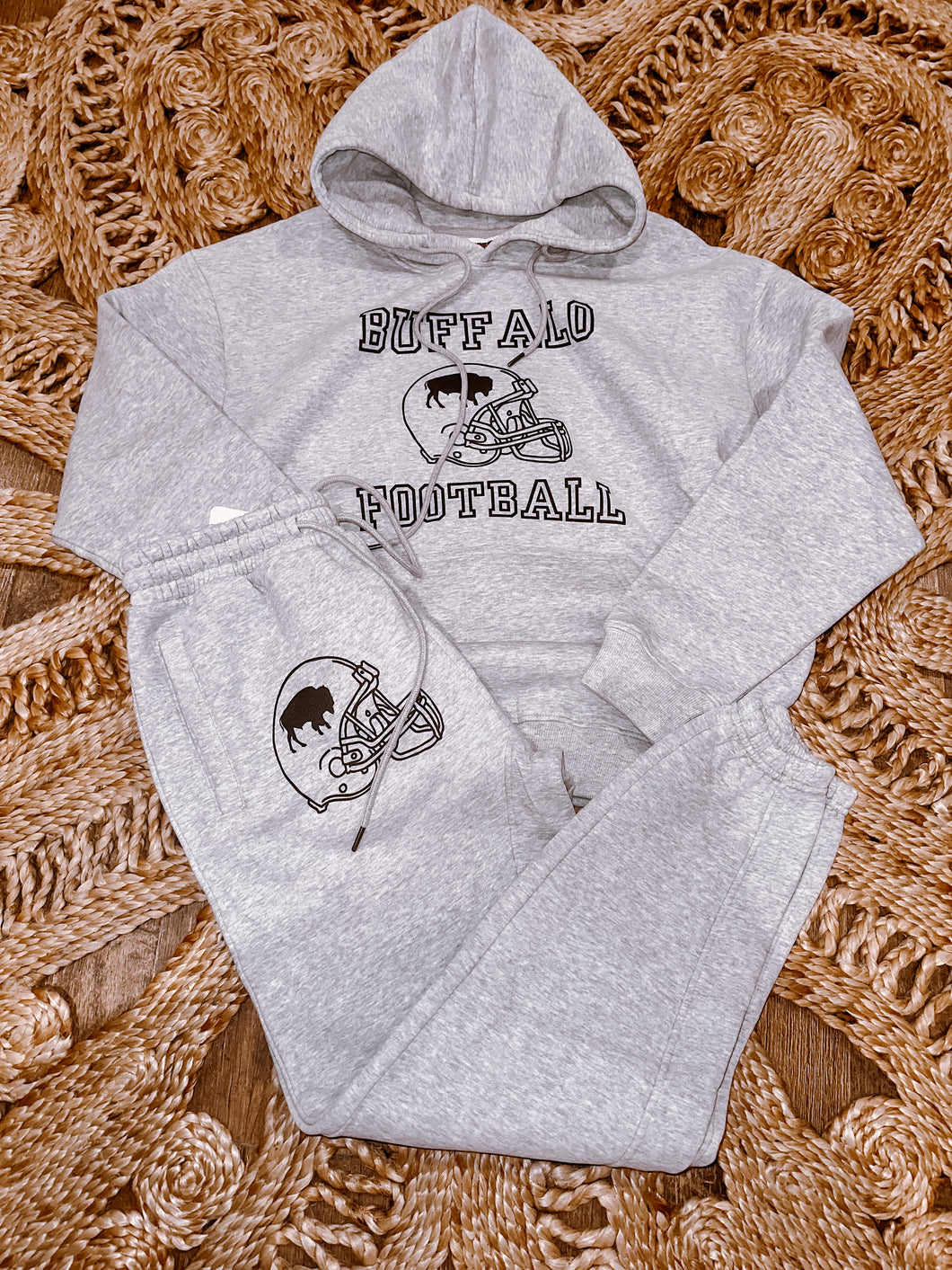 Buffalo Football Grey set sold separately
