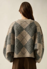Load image into Gallery viewer, Plaid dolman sleeve sweater
