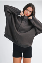 Load image into Gallery viewer, Snap neck pullover sweater
