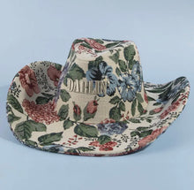 Load image into Gallery viewer, Darlin’ embroidered cowboy hat
