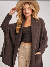 Load image into Gallery viewer, Open blanket wrap cardigan
