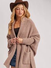 Load image into Gallery viewer, Open blanket wrap cardigan
