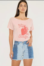 Load image into Gallery viewer, Two tone front denim shorts
