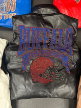 Load image into Gallery viewer, LU rhinestone faux leather vest
