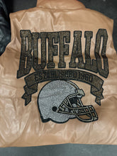 Load image into Gallery viewer, LU rhinestone faux leather vest
