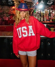 Load image into Gallery viewer, USA &amp; FLAG reversible Mock-Neck
