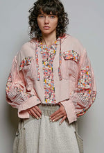 Load image into Gallery viewer, Balloon sleeve double gauze floral button down
