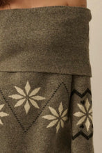 Load image into Gallery viewer, Off the shoulder foldover sweater
