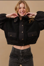 Load image into Gallery viewer, Wind breaker mock neck jacket
