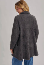 Load image into Gallery viewer, Fuzzy front drape cardigan
