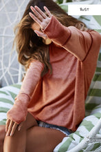 Load image into Gallery viewer, Terry turtleneck top
